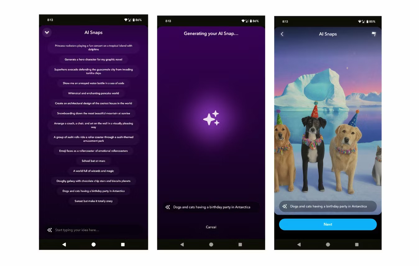 5 Generative AI features you can use on Snapchat Picture 4