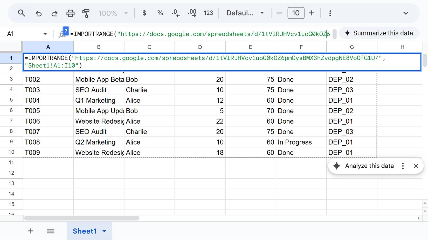 5 Google Sheets formulas that will save you hours of tedious work. Picture 2