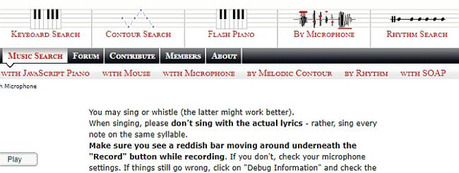 5 great tools to search for song names through melodies. Did you know? Picture 3