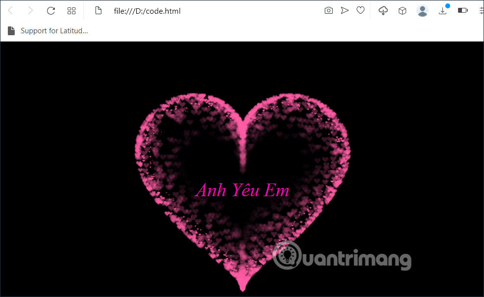 Picture 10 of 5 heart-beating codes for the top-scoring Physics student, with name and image inserted.