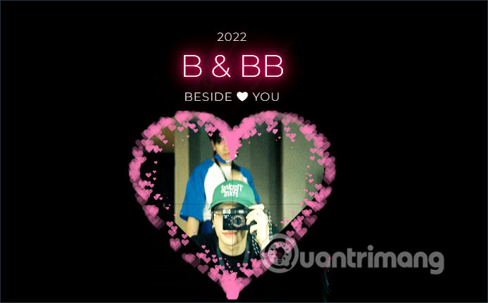 Picture 7 of 5 heart-beating codes for the top-scoring Physics student, with name and image inserted.