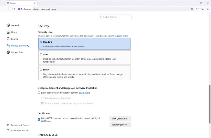 5 Irreplaceable Features on Tor Browser Picture 3