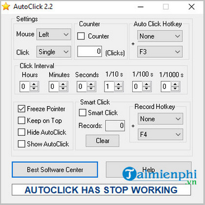5 popular Auto Click software for computers today Picture 4