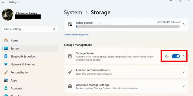 5 Settings to Optimize Storage on Windows Picture 1
