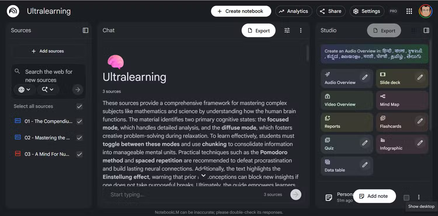 5 simple tricks to make NotebookLM smarter when taking notes. Picture 1