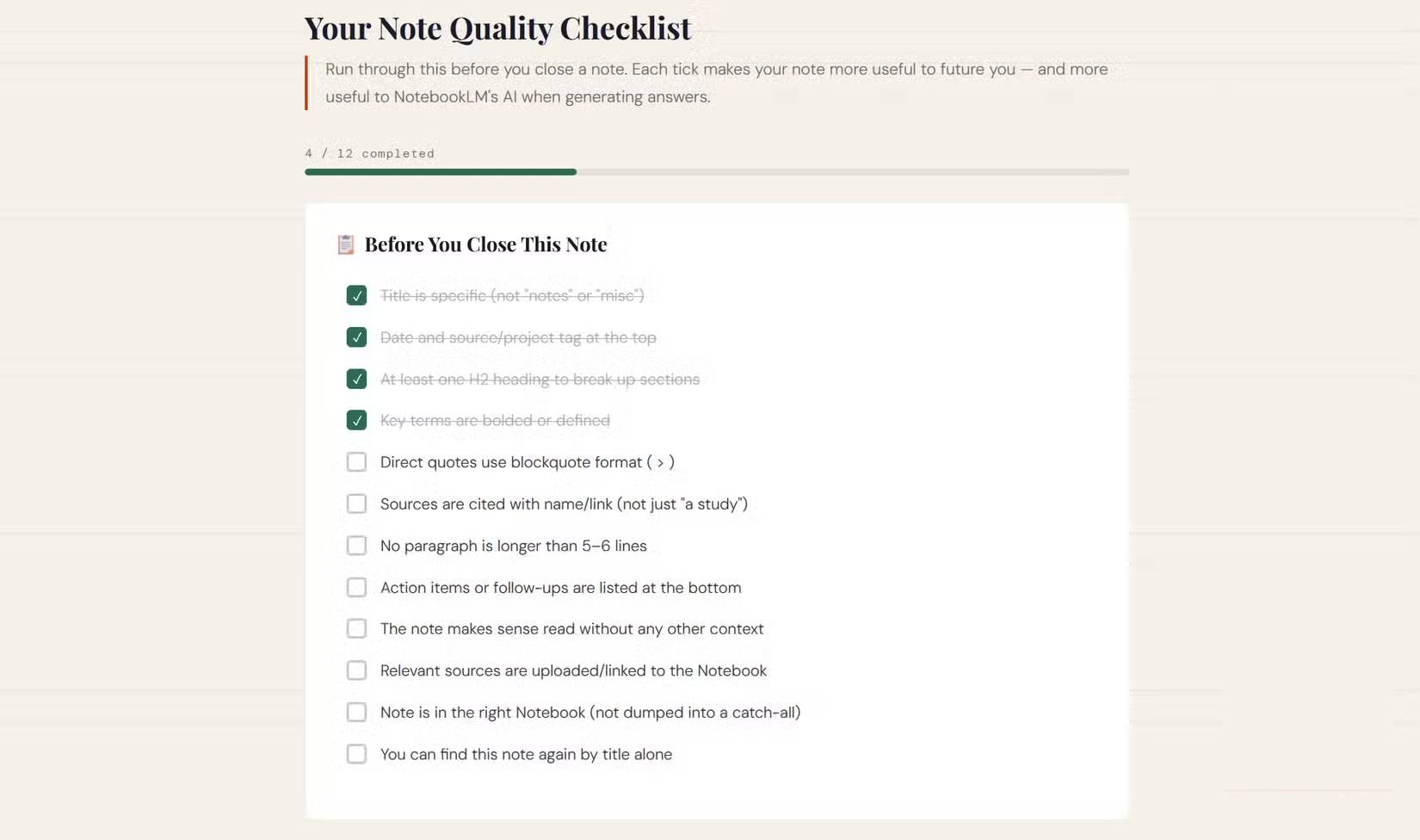 5 simple tricks to make NotebookLM smarter when taking notes. Picture 8