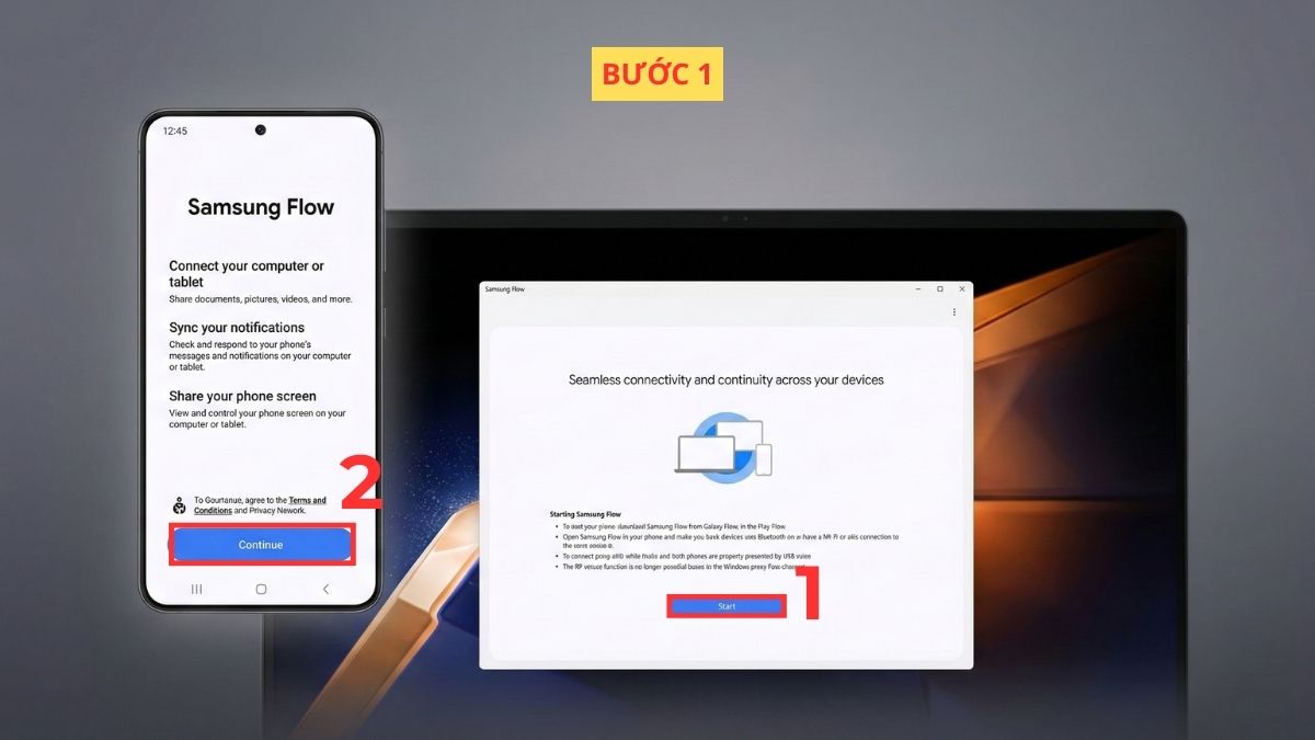 Picture 1 of 5 simple ways to connect your phone to a Samsung tablet.