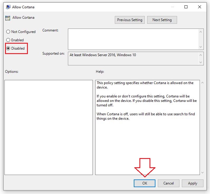 5 Simplest and Most Thorough Ways to Turn Off Cortana on Windows 10 Picture 5