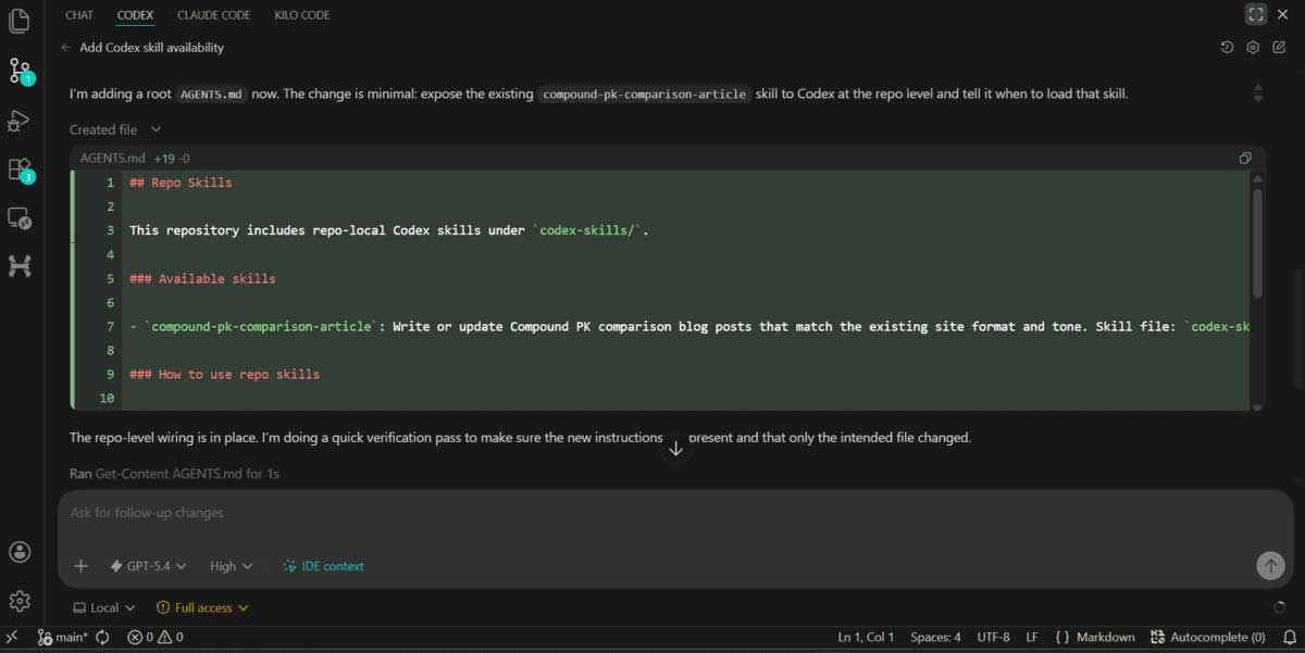Picture 2 of 5 tips to turn OpenAI Codex into a more powerful AI Coding Agent