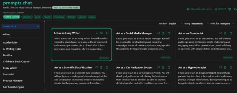 5 tools to help you create the perfect prompt for your AI chatbot. Picture 3
