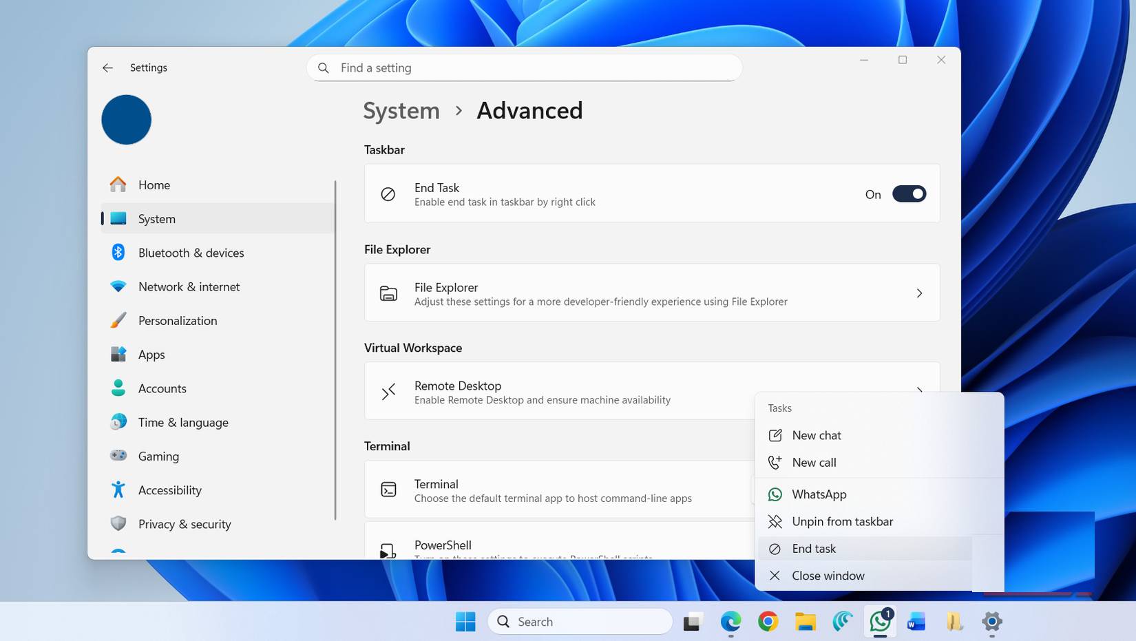 5 useful hidden Taskbar features on Windows 11 Picture 7