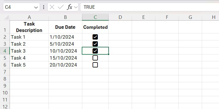 5 Useful Ways to Use Excel's Checkbox Feature Picture 1
