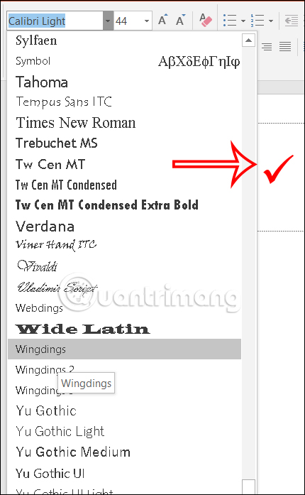 5 very simple ways to insert check marks in PowerPoint Picture 13