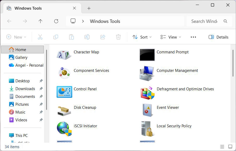 5 ways to access Windows Tools in Windows 11 Picture 3