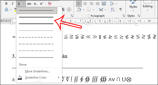 5 ways to underline in Word Picture 12