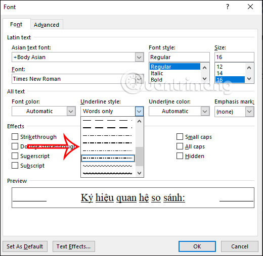 5 ways to underline in Word Picture 13