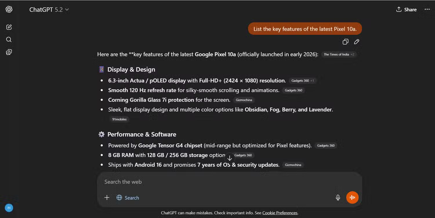 5 ways to use ChatGPT Search to find information faster than Google. Picture 2