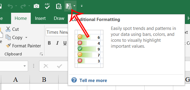 6 access should be on Quick Access Toolbar Excel Picture 4
