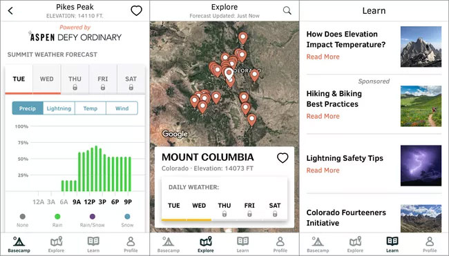 6 accurate weather forecast applications on your phone Picture 6