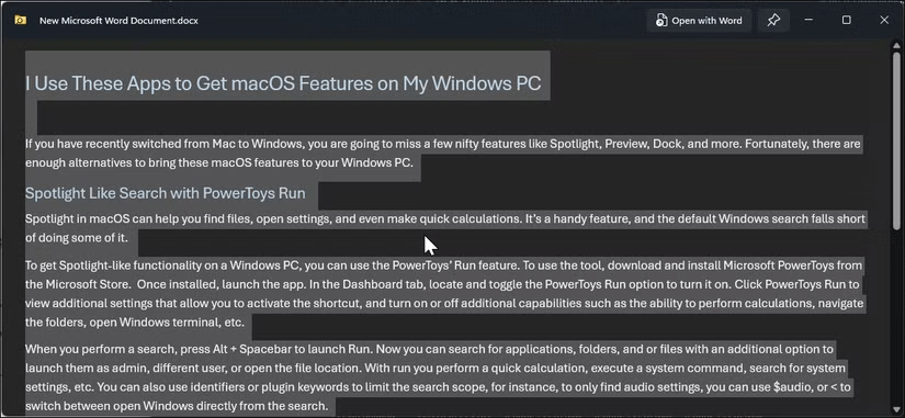 6 Apps That Bring macOS Features to Windows PCs Picture 2