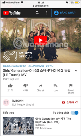 6 Apps to listen to YouTube music when the iOS screen is turned off, 100% successful Picture 18