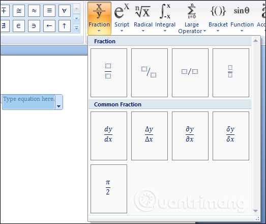 6 easiest ways to write fractions in Word on versions 2016, 2010, 2013, 2007 Picture 15