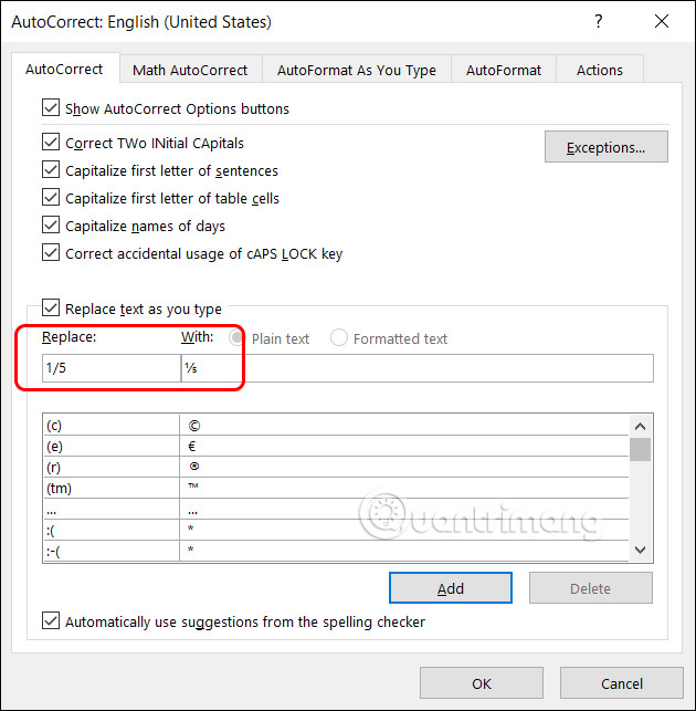 6 easiest ways to write fractions in Word on versions 2016, 2010, 2013, 2007 Picture 4