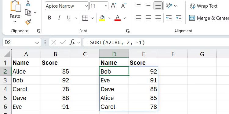 6 Excel functions to find data quickly Picture 3
