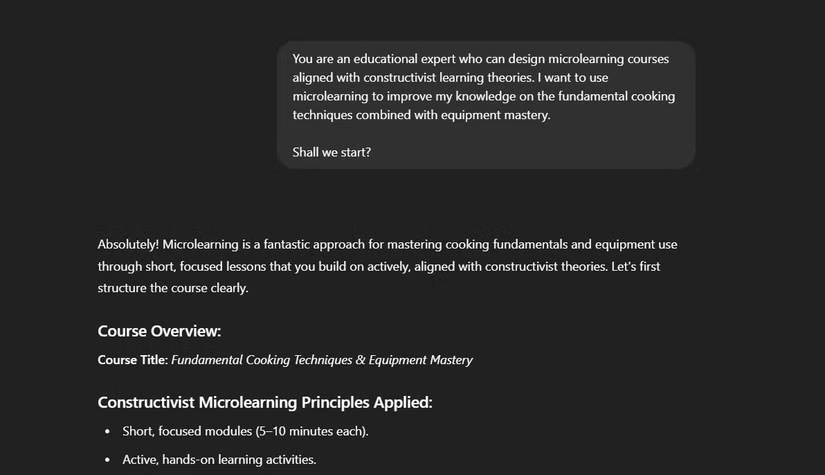 6 prompts make ChatGPT the perfect Microlearning tutor for any topic Picture 1