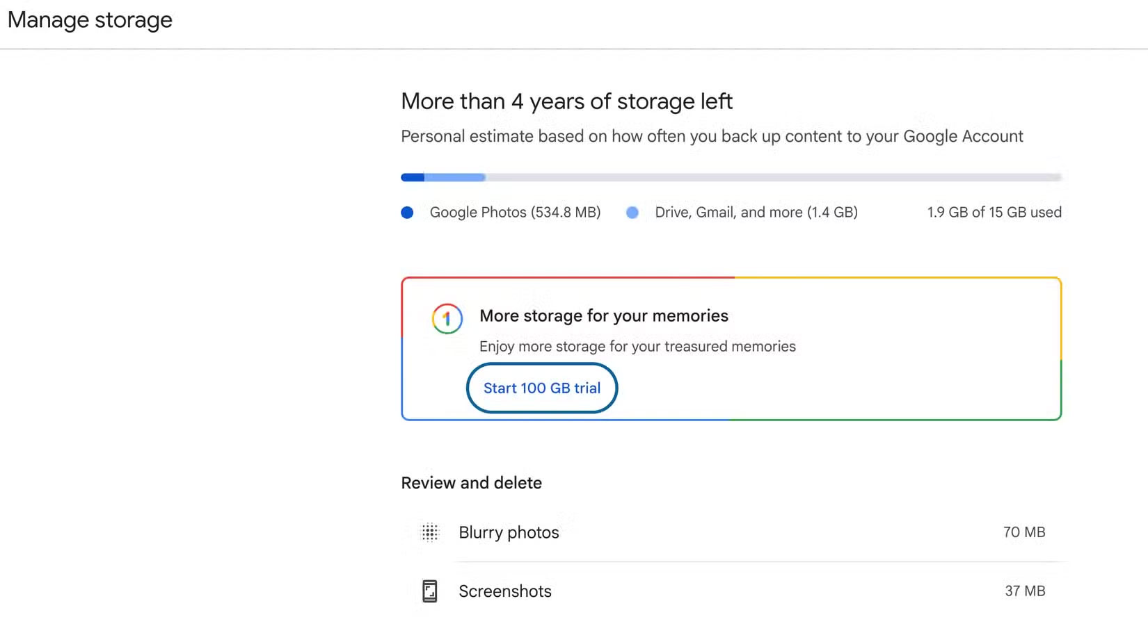 6 simple tips to help you free up Google Drive space Picture 3