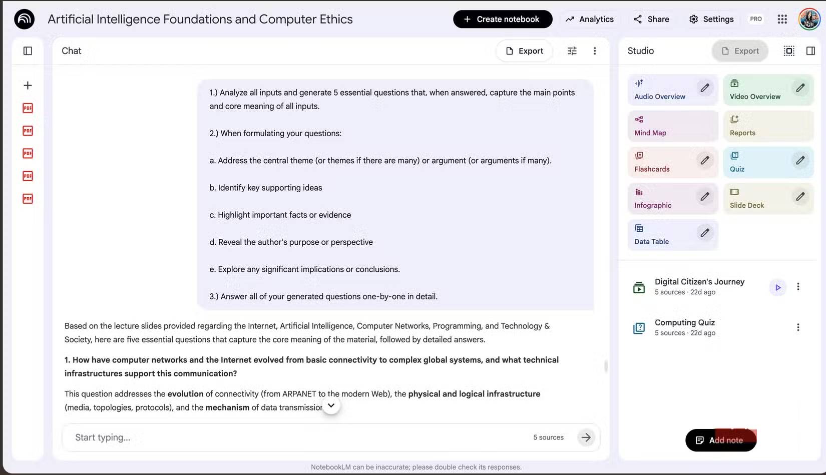 6 smart prompts make NotebookLM even more useful. Picture 6