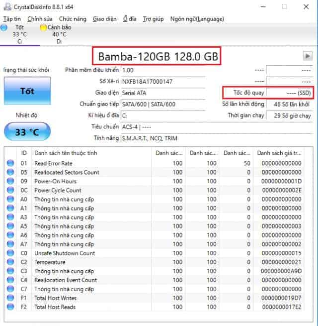 6 ways to check SDD or HDD hard drive in detail and quickly! Picture 6