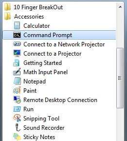 Picture 3 of 6 Ways to Open CMD on Windows 7, Detailed Instructions