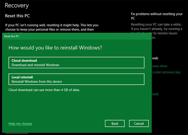 6 ways to reset Windows computer to its original state Picture 3