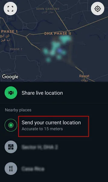 6 ways to share location on WhatsApp Picture 2