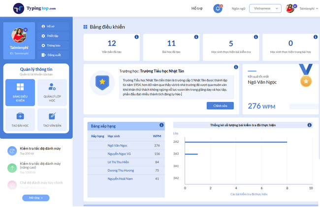 Picture 4 of 6 websites to help you check your typing speed online.