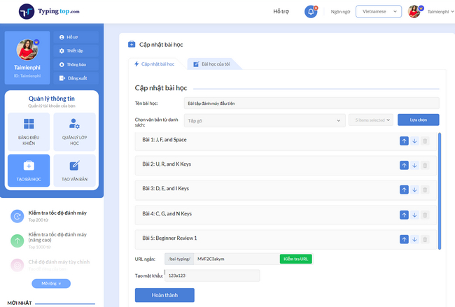 Picture 6 of 6 websites to help you check your typing speed online.