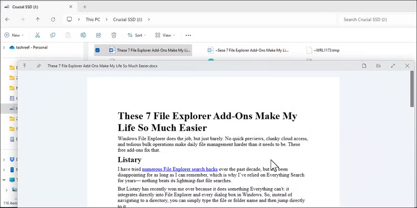 6 Windows File Explorer add-ons that make life easier Picture 5