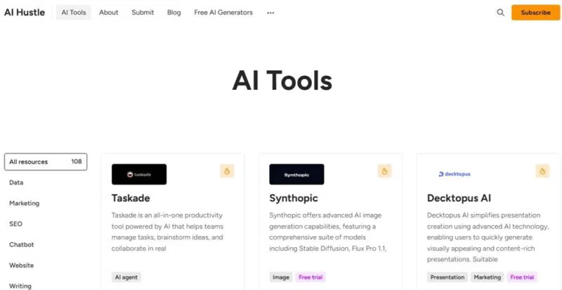 7 Best AI Tools Directories to Find the Right One for Your Needs Picture 5