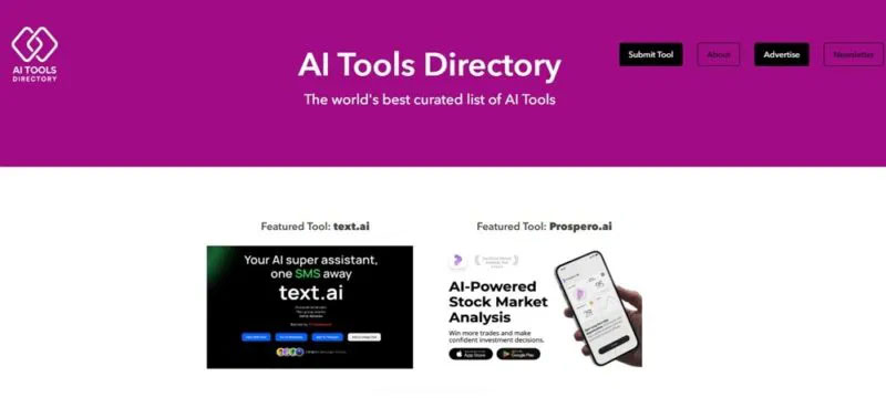 7 Best AI Tools Directories to Find the Right One for Your Needs Picture 7