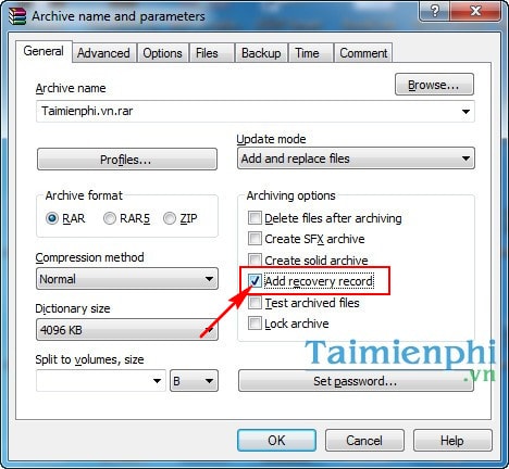 Picture 5 of 7 best features of WinRAR