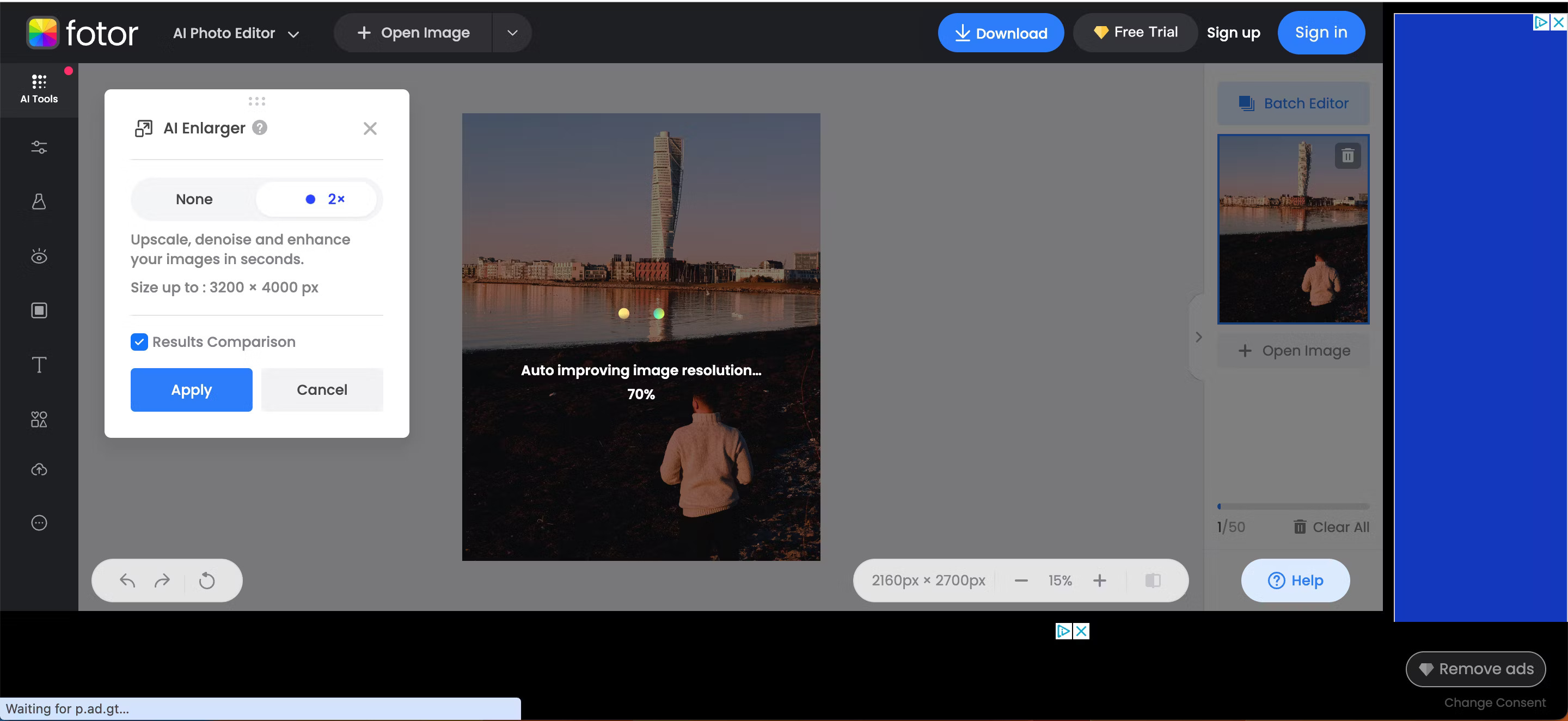 Picture 7 of 7 tools to enlarge images without reducing quality.