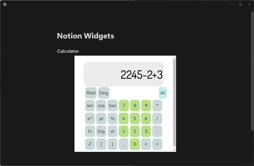 7 Most Useful Notion Widgets Picture 5