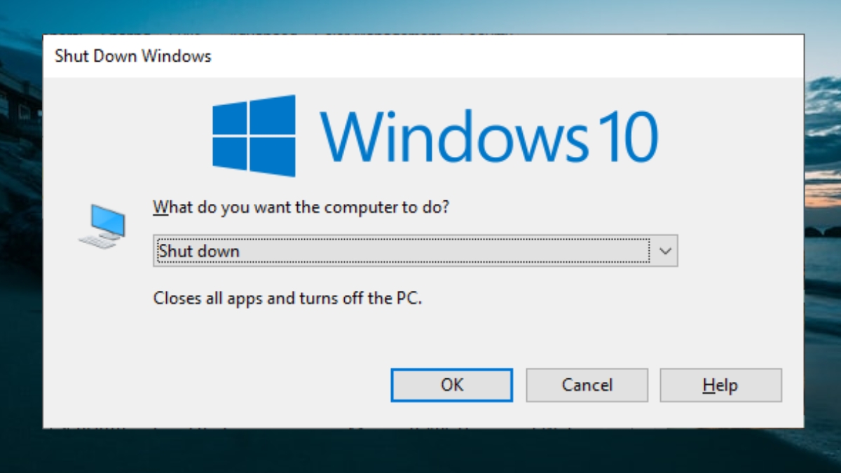 Picture 4 of 7 quick and easy ways to shut down your computer using the keyboard.