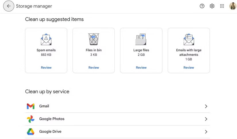 7 tips to free up space in Google Drive Picture 7