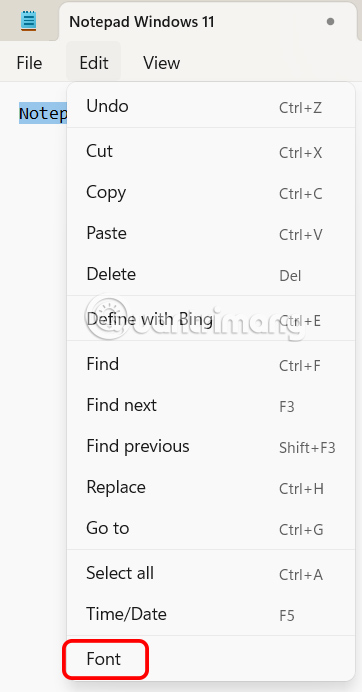 7 Ways to Customize Windows 11 Notepad - TipsMake.com