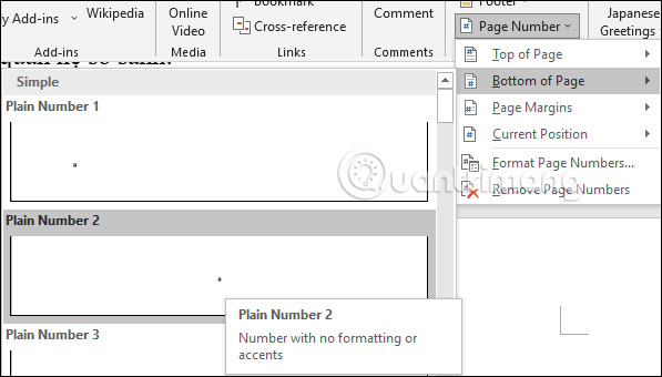 images 21 of 7 ways to number pages in Word that you need to know.