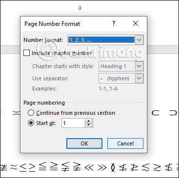 images 22 of 7 ways to number pages in Word that you need to know.