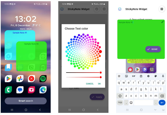 8 Android Apps to Write Notes Directly on the Home Screen Picture 3