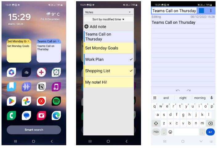 8 Android Apps to Write Notes Directly on the Home Screen Picture 7